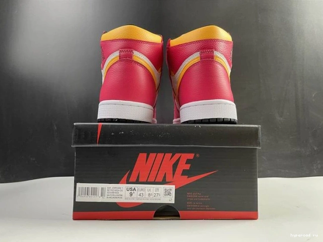 Air High OGLight 1 Red Jordan Fusion 555088-603 0903